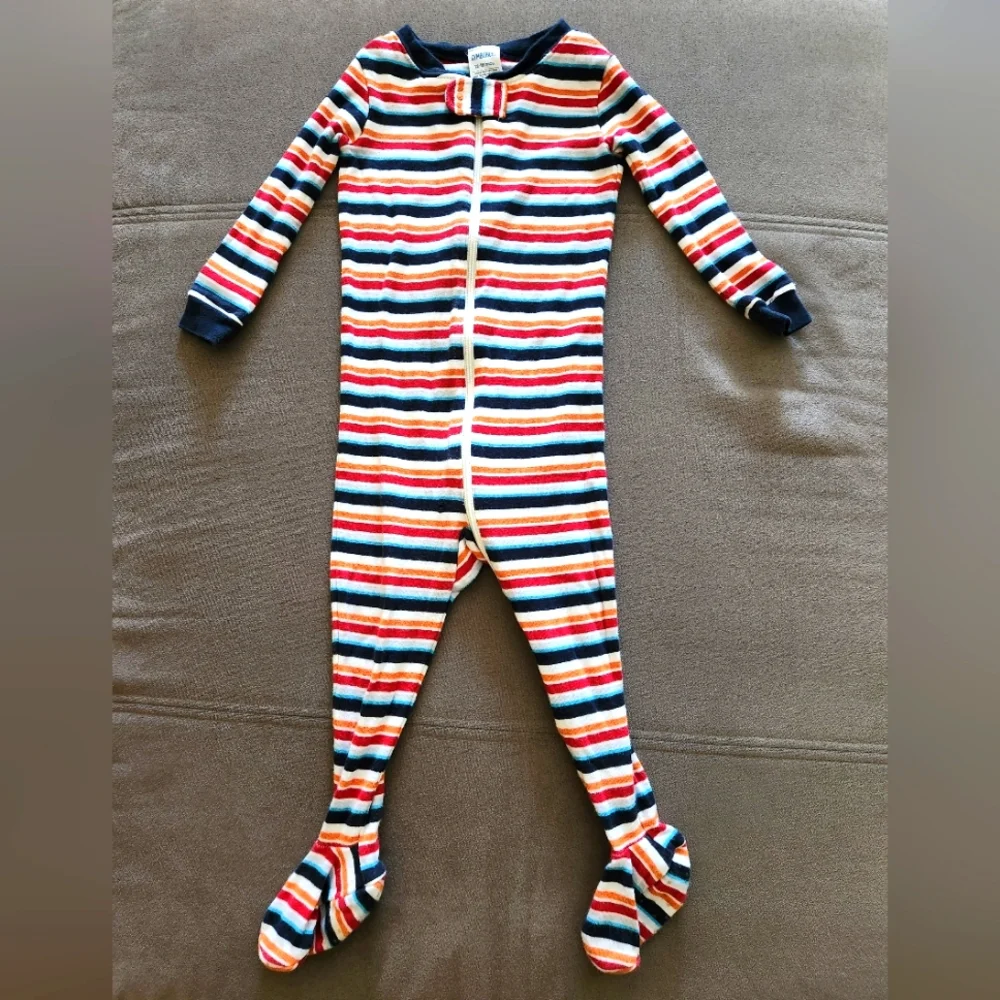 Gymboree Stripe Snug Fit Cotton Footed One Piece Sleeper/Pajamas - 12-18M